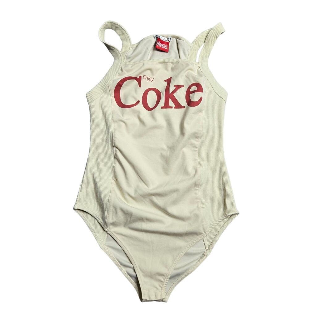 Zara Coca Cola Retro Bodysuit Size: L